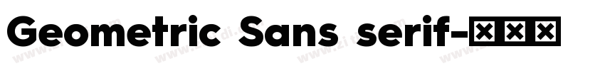 Geometric Sans serif字体转换